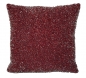 Preview: Kissen Glamour rot, 30x30cm
